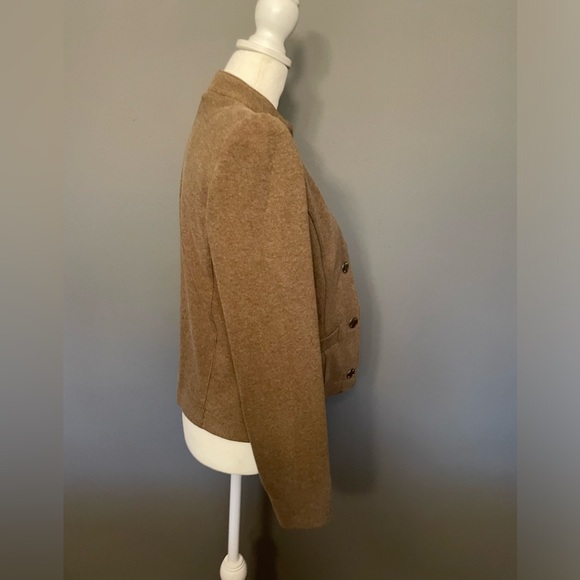 Tommy Hilfiger Soft Brown Military style Jacket - Size 4 - Picture 10 of 13